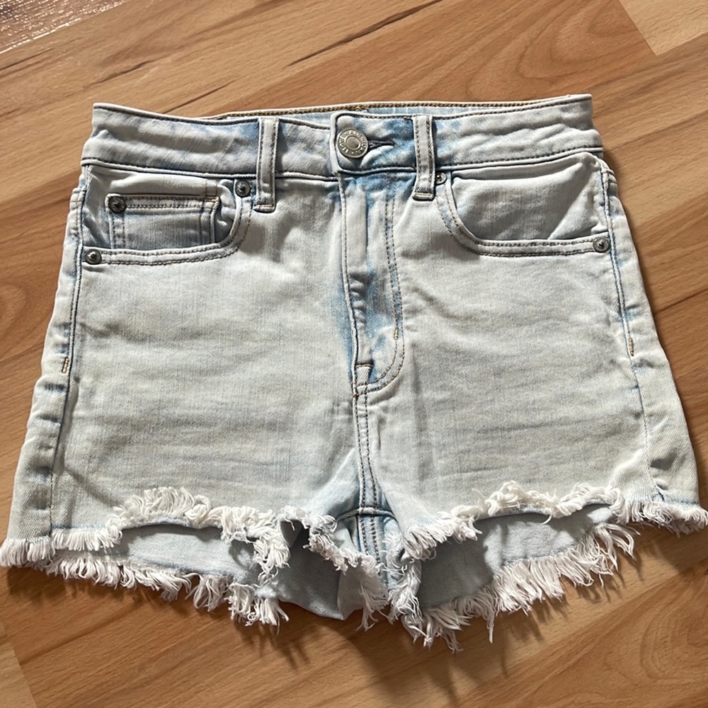 American eagle denim shorts size 00